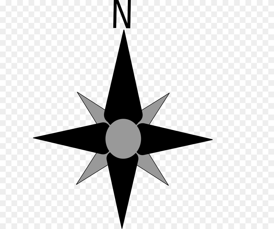 North Clipart, Star Symbol, Symbol, Cross Free Png