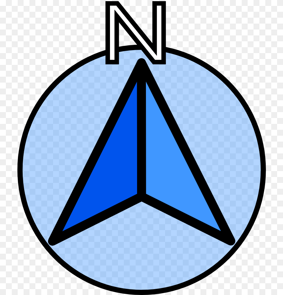 North Clipart, Triangle, Symbol Free Transparent Png