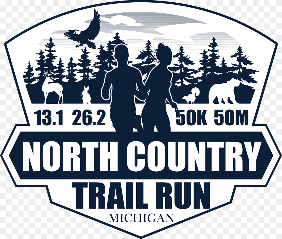 North Country Trail Run 2019, Adult, Man, Male, Logo Png Image