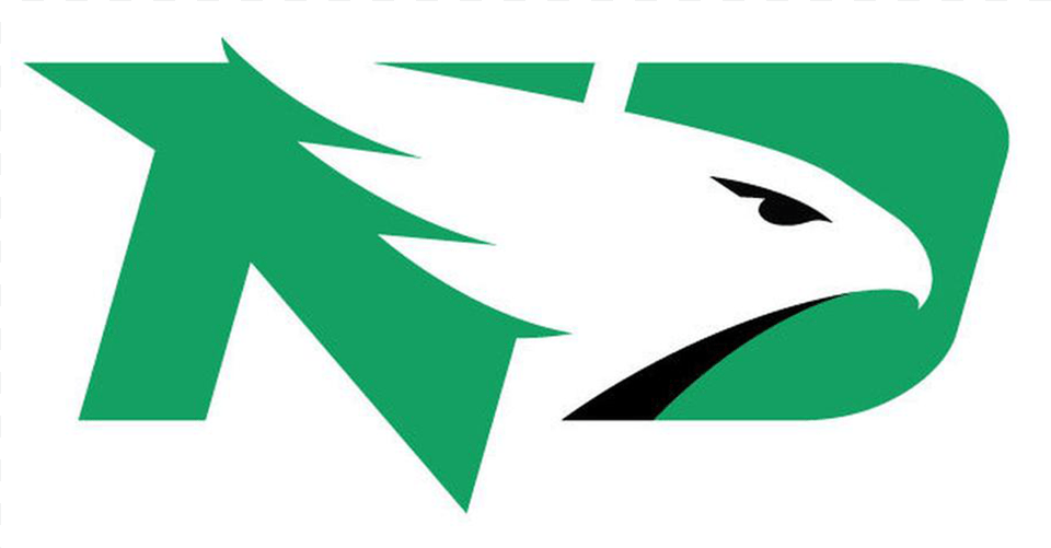 North Dakota Fighting Hawks Logo Logo North Dakota Football, Animal, Fish, Sea Life, Shark Free Transparent Png