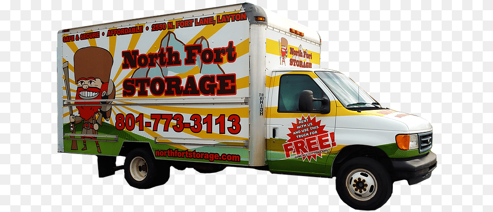North Fort Storage Layton Utah Moving Truck Commercial Vehicle, Moving Van, Transportation, Van Free Transparent Png