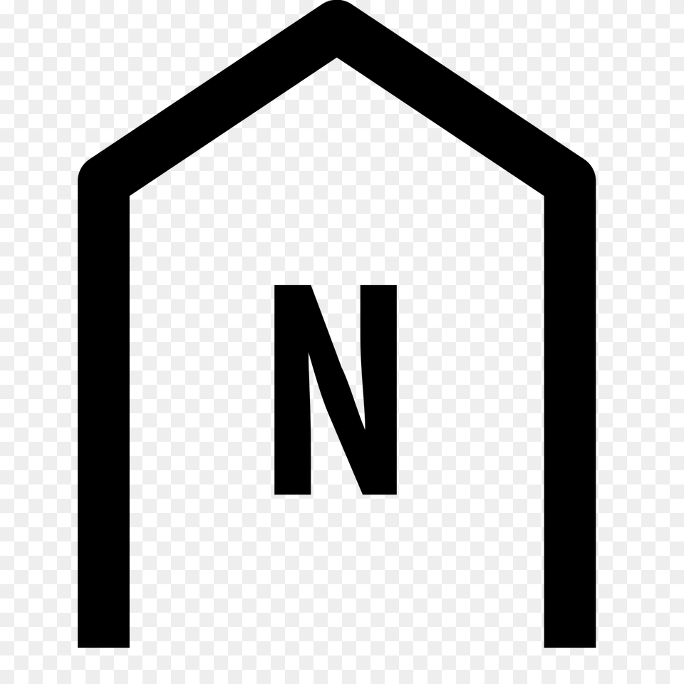 North Icon, Gray Png