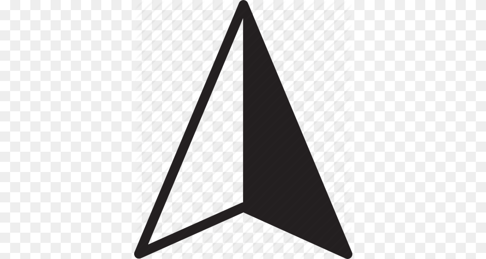 North Icon, Triangle Free Png Download