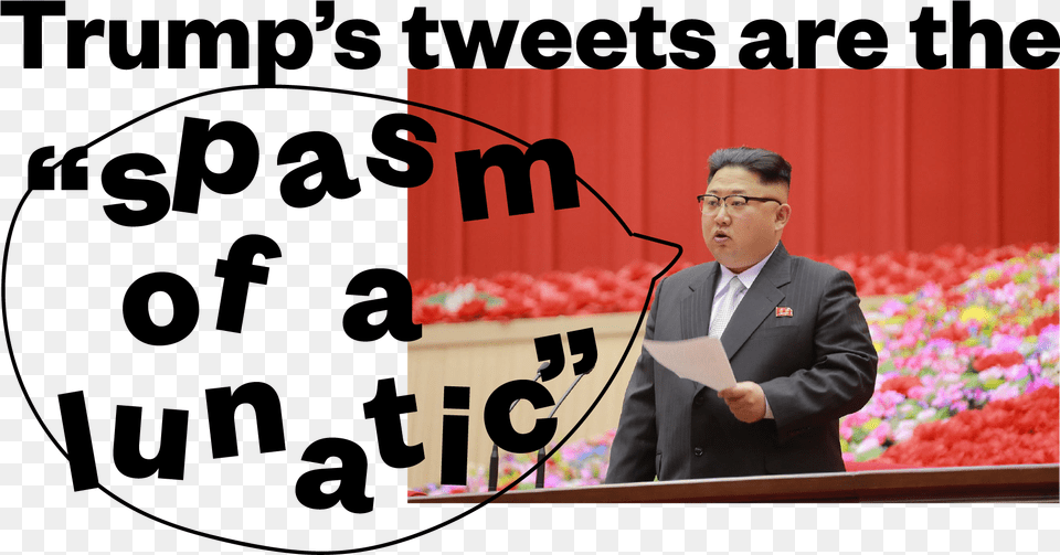 North Korea Calls Trump S Nuclear Tweets The Spasm Public Speaking, People, Person, Crowd, Male Png