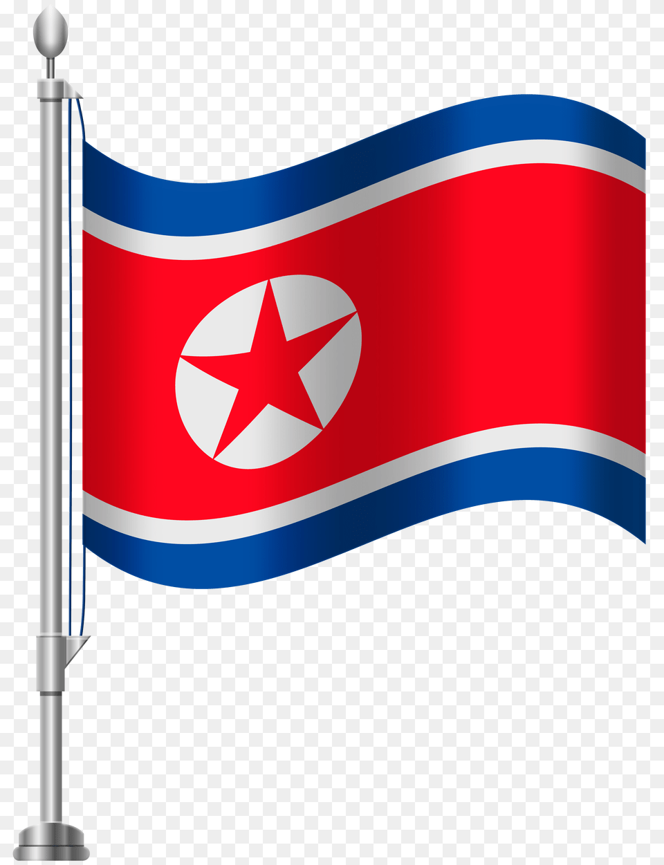 North Korea Flag Clip Art, North Korea Flag, Dynamite, Weapon Free Png Download