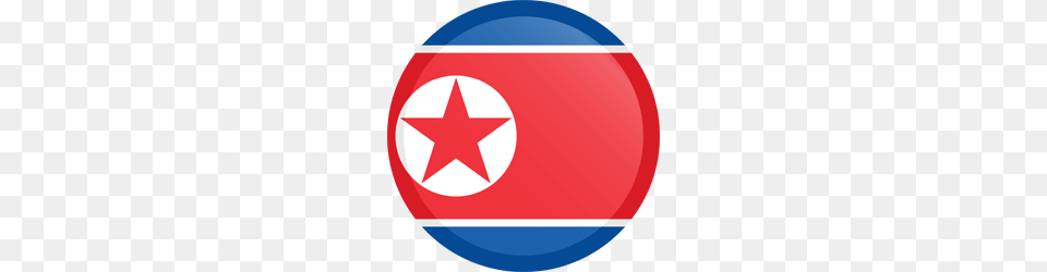 North Korea Flag Clipart, Sphere, Symbol, Logo, Star Symbol Free Png Download
