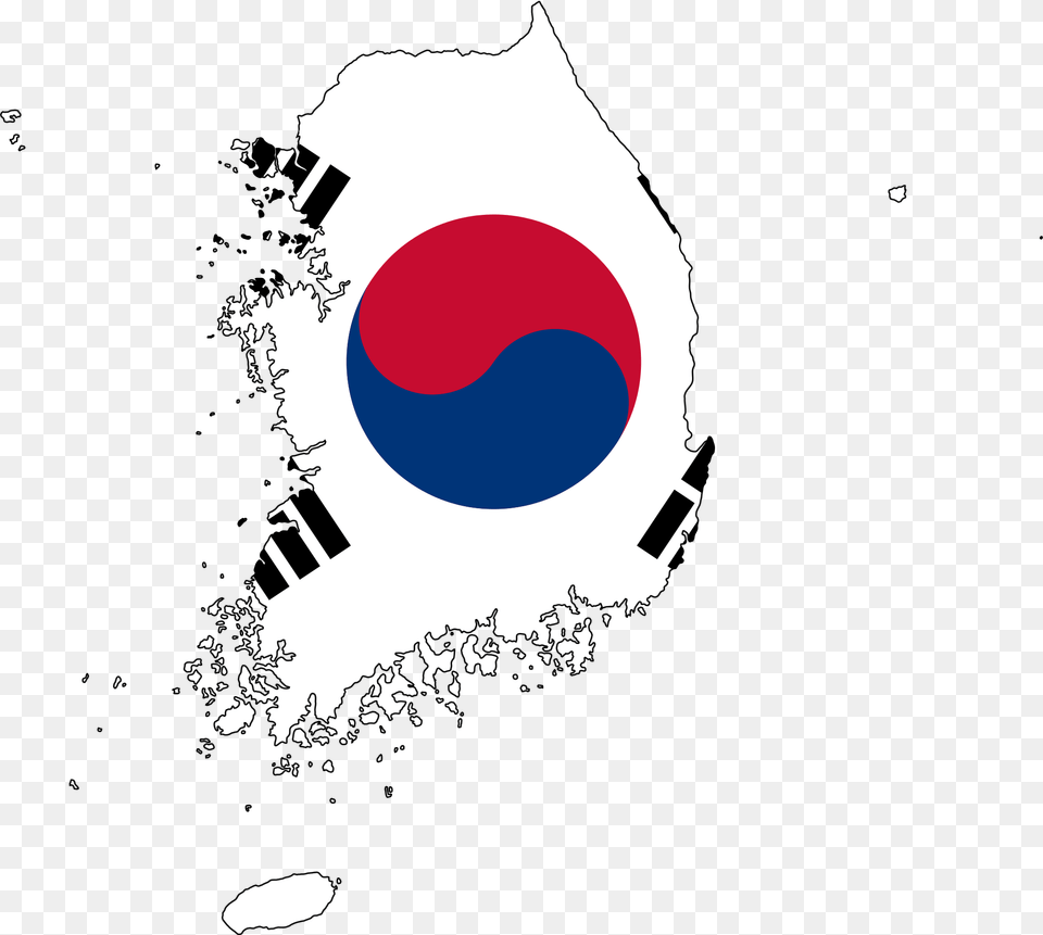 North Korea Flag Clipart South Korea Flag On Country, Logo, Person Free Png