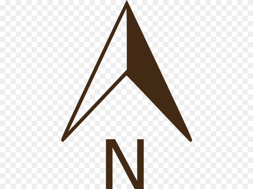 North Logo Image, Triangle, Outdoors, Bow, Weapon Free Png Download