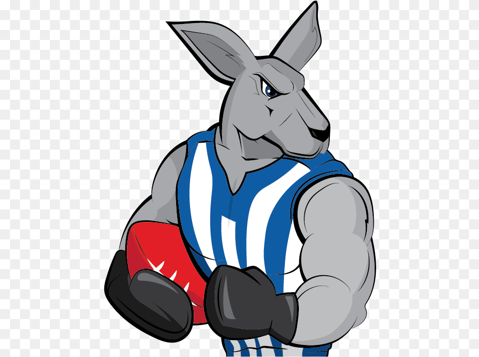 North Melbourne Kangaroos Kangaroos Afl, Animal, Mammal, Adult, Male Free Png Download