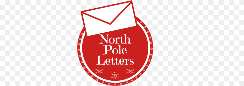 North Pole Letters Exclusive Personalized From Circle, Envelope, Mail, Food, Ketchup Free Png Download