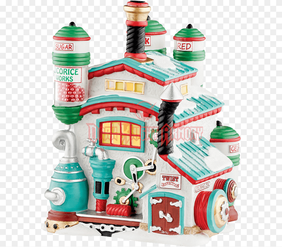 North Pole Licorice Works 2016 North Pole Village All New Buildings, Food, Sweets, Tape Free Png