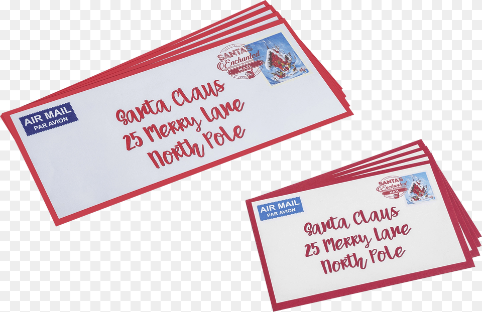North Pole Santa39s Enchanted Mailbox Disappear Santa, Text, Business Card, Paper Free Png