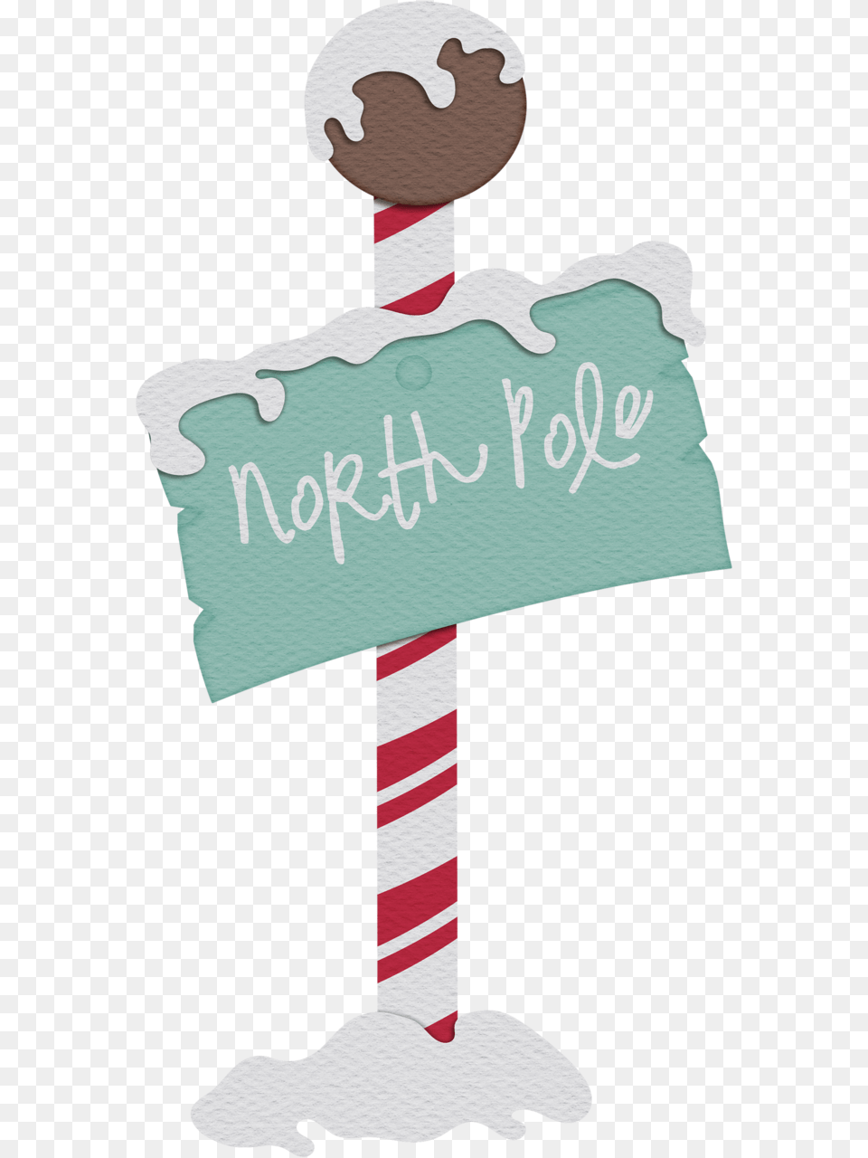 North Pole Sign, Food, Sweets, People, Person Free Png Download