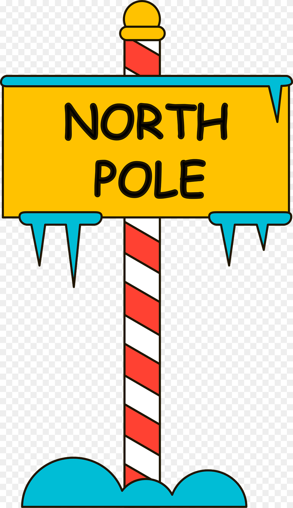 North Pole Sign Clipart, Symbol, Cross Free Transparent Png