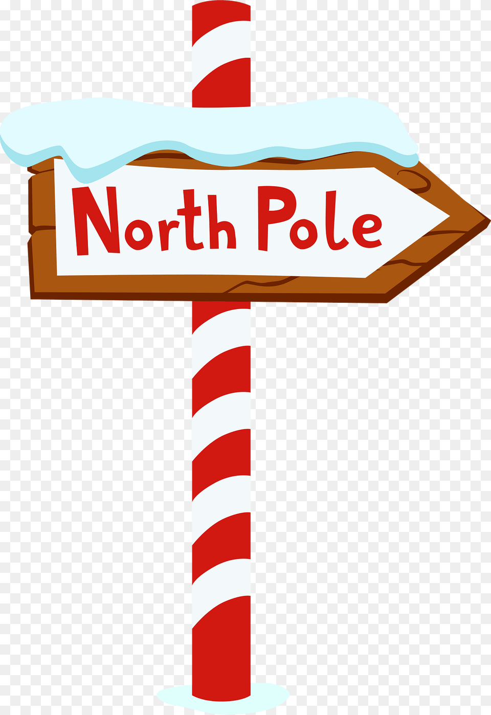 North Pole Sign Clipart, Food, Sweets, Cross, Symbol Free Transparent Png