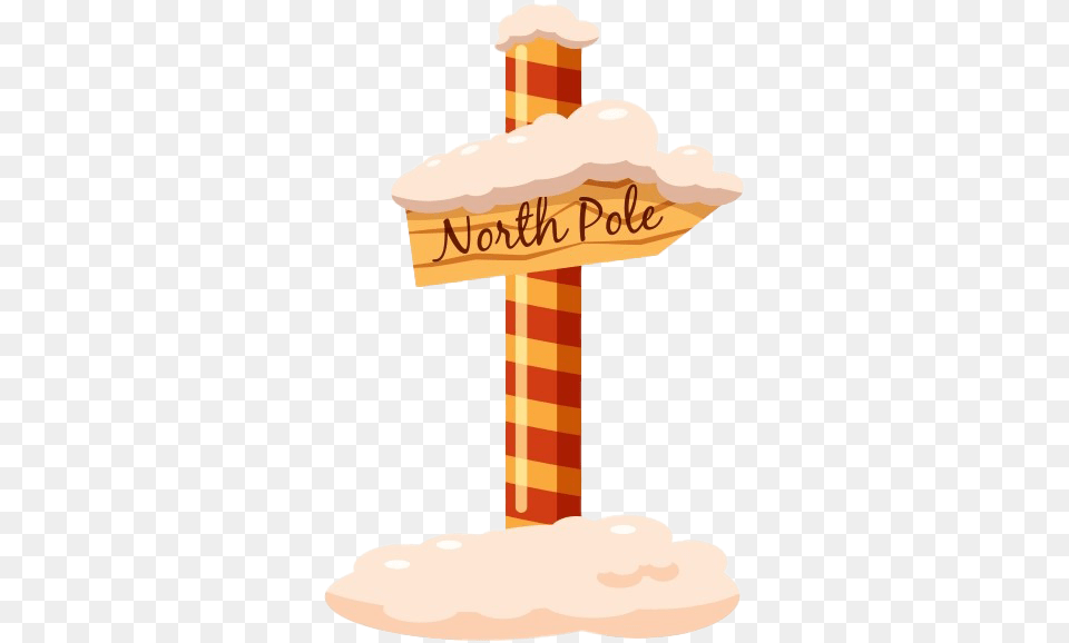 North Pole Sign Image North Pole Sign, Cream, Dessert, Food, Ice Cream Free Transparent Png