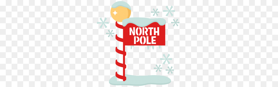 North Pole Sign Scrapbook Title Winter Snowflake, Nature, Outdoors, Snow, Dynamite Free Png Download