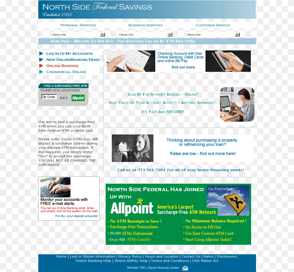 North Side Federal Competitors Revenue And Employees Allpoint Atm, Adult, Webpage, Poster, Person Free Png Download
