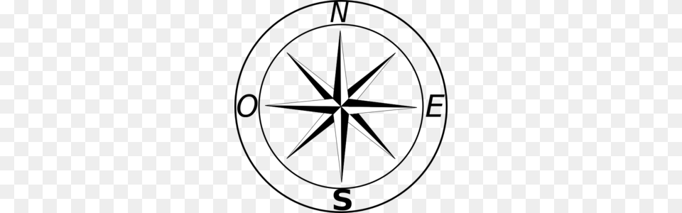 North Star Compass Clip Art, Star Symbol, Symbol, Cross Free Png Download