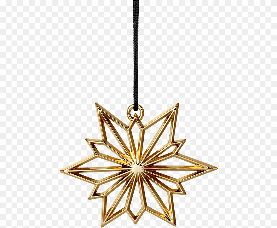 North Star H7 Gold Plated Karen Blixen Rosendahl Julepynt, Accessories, Pendant, Chandelier, Lamp Png Image