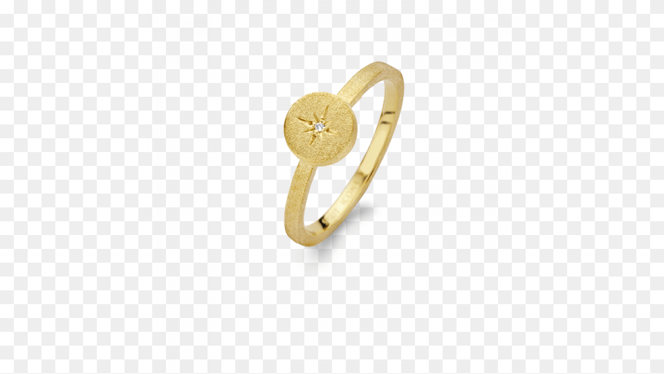 North Star Ring With 001 Diamond Goldplated Pre Engagement Ring, Accessories, Jewelry, Gold Png