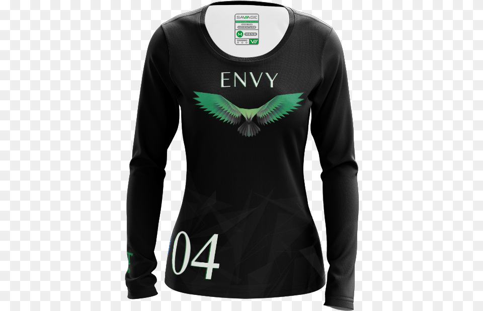 North Texas Envy Dark Ls Jersey T Shirt, Clothing, Sleeve, Long Sleeve, Adult Free Png Download