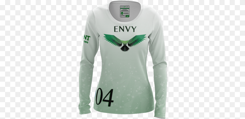 North Texas Envy Light Ls Jersey T Shirt, Clothing, Long Sleeve, Sleeve, T-shirt Free Png