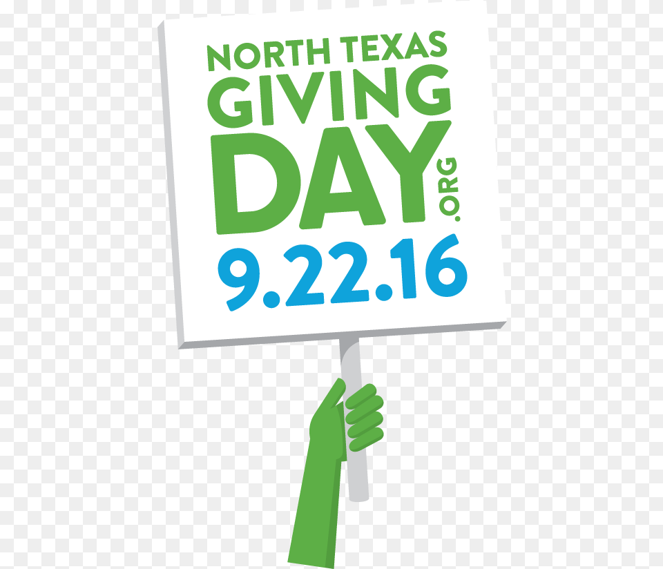 North Texas Giving Day Is September 22 2016 And Priderock Sign, Advertisement, Banner, Text, Poster Free Png Download