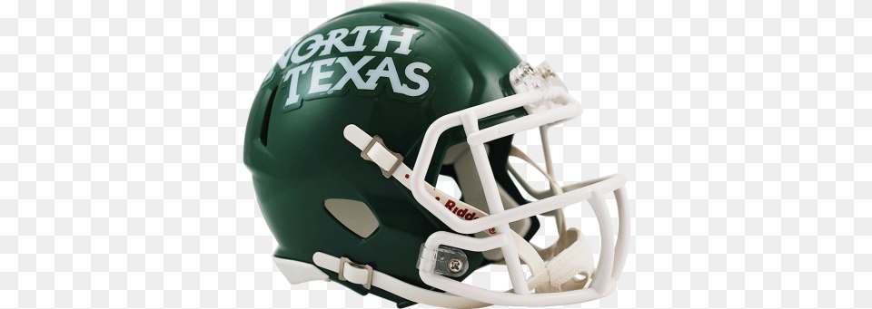 North Texas Speed Mini Helmet North Texas Mean Green Ncaa North Texas Mean Green Speed Mini Helmet, American Football, Football, Football Helmet, Sport Free Transparent Png