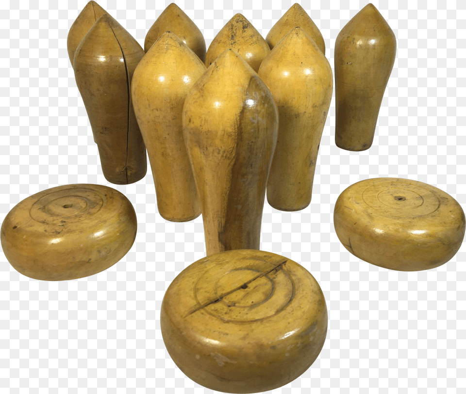 Northamptonshire Boxwood Skittle Pins Ammunition, Jar, Weapon, Mortar Shell, Pottery Png Image