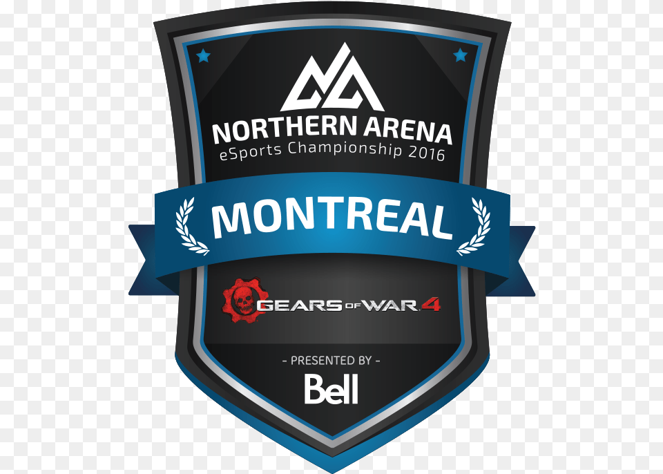 Northern Arena Montreal 2016 Gears Of War, Badge, Logo, Symbol, Advertisement Free Png Download