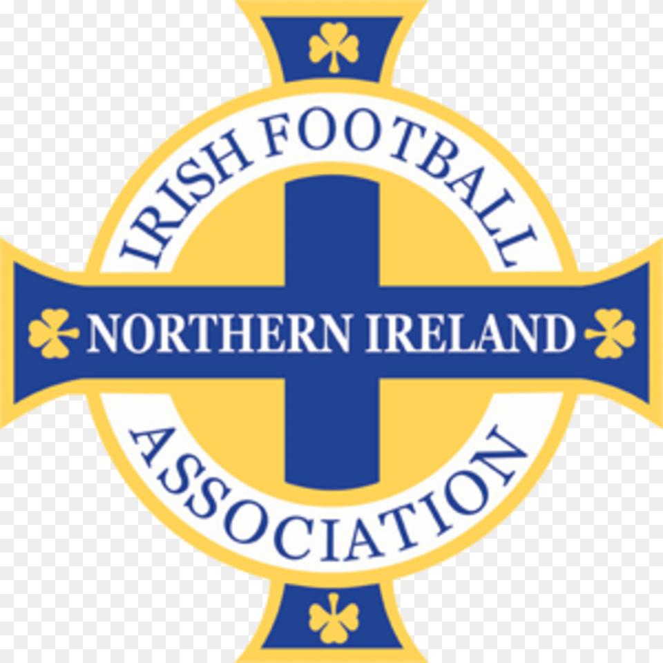 Northern Ireland National Football Team Logo Irish Fa, Badge, Symbol, Emblem, Cross Free Png Download