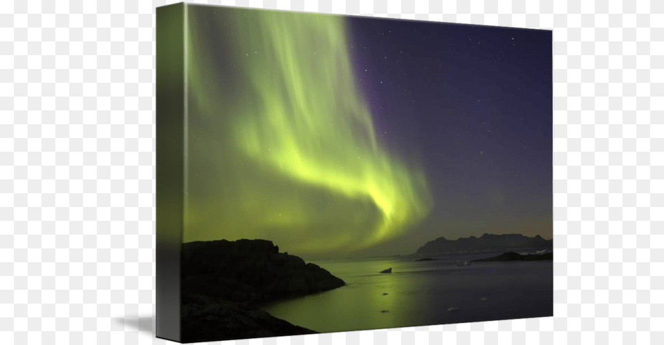 Northern Lights 2 Aurora Boreal, Sky, Outdoors, Night, Nature Free Png