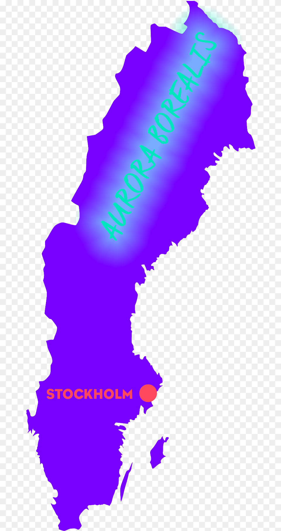 Northern Lights Adventure From Stockholm Covid 19 Map Sweden, Chart, Plot, Person, Nature Free Png Download