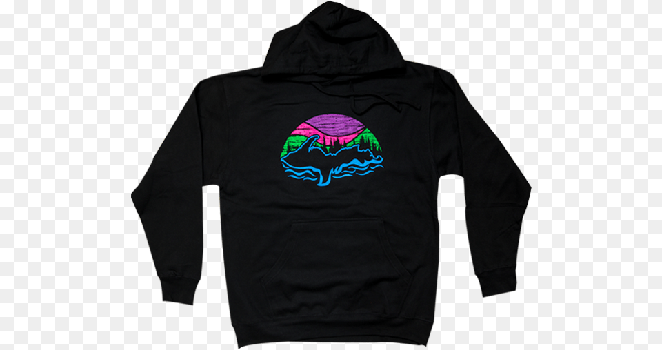 Northern Lights Hoodie, Clothing, Sweater, Knitwear, Hood Free Png