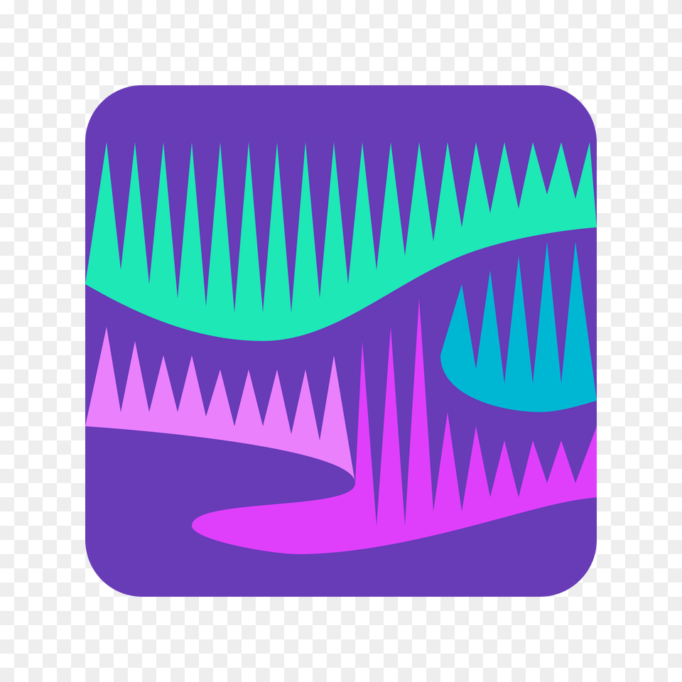 Northern Lights Icon, Mat, Mousepad Png Image