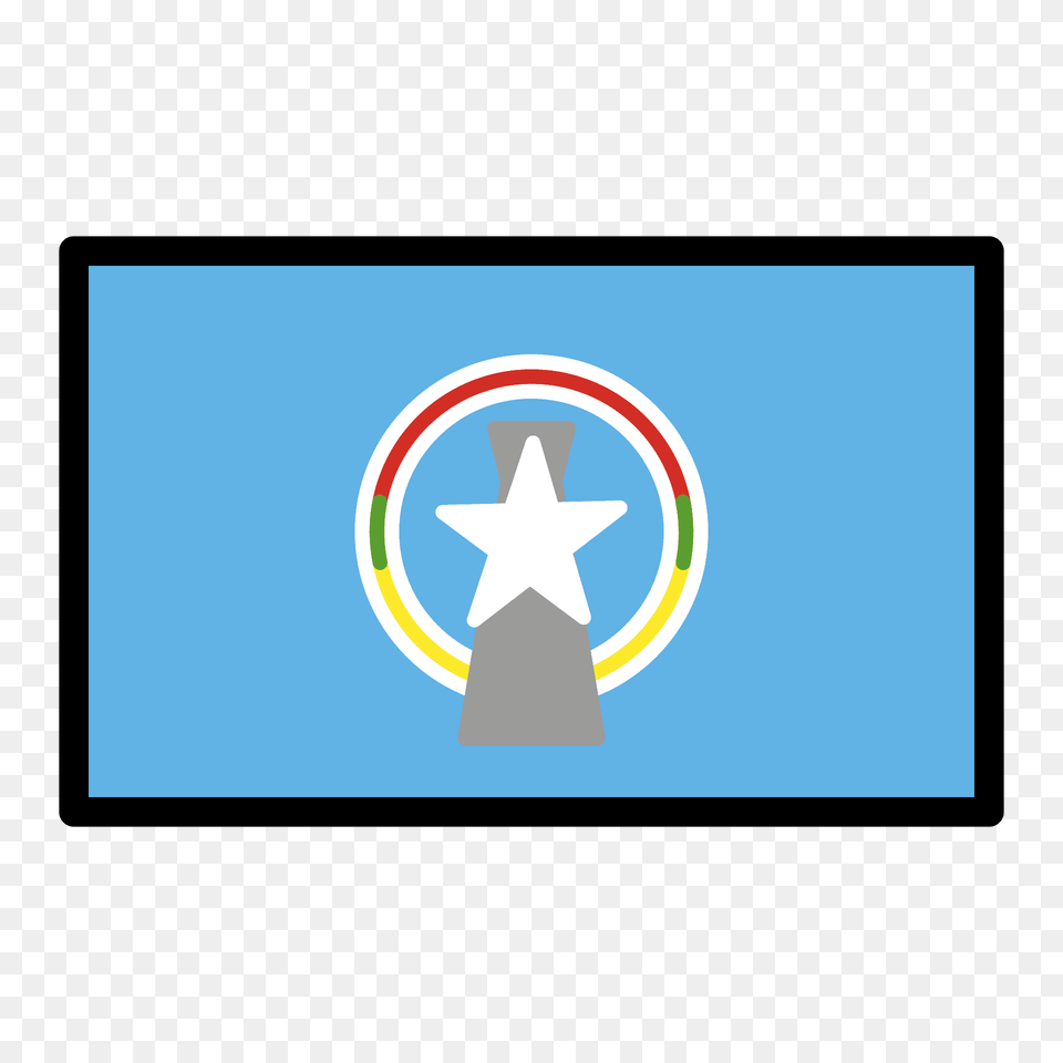 Northern Mariana Islands Flag Emoji Clipart, Star Symbol, Symbol, Blackboard Free Png