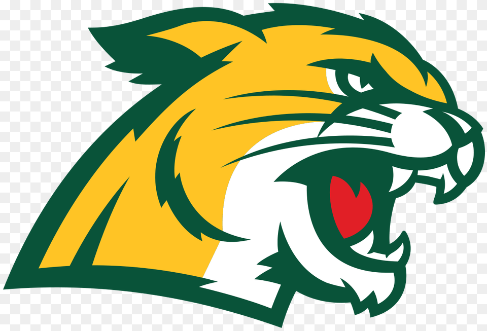 Northern Michigan Wildcats, Logo, Animal, Fish, Sea Life Free Png