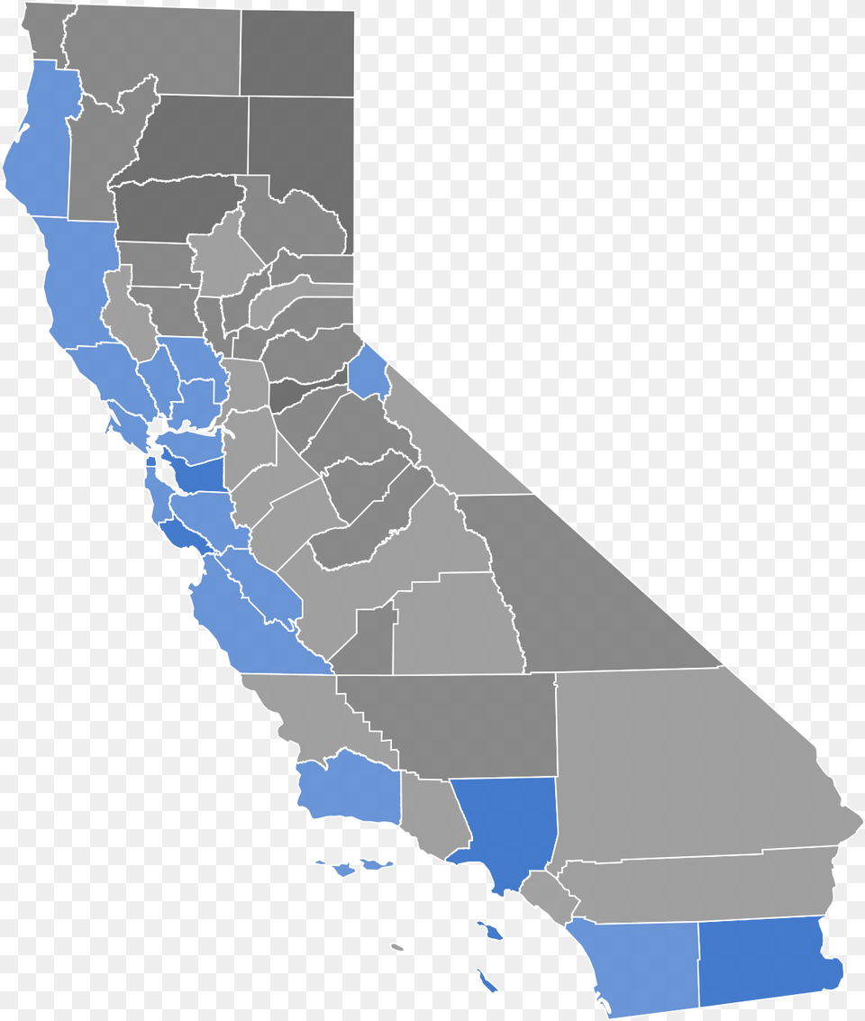 Northern Vs Southern California, Chart, Plot, Map, Atlas Png Image