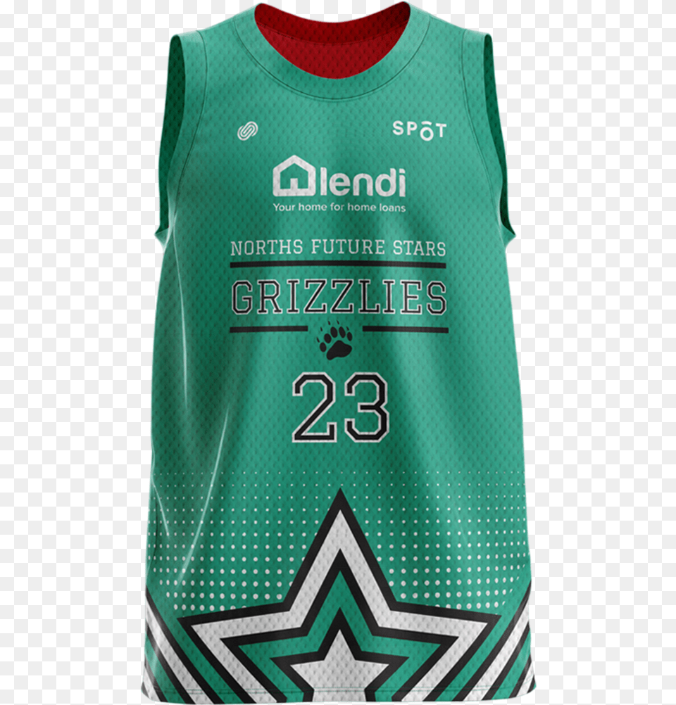 Norths Future Stars Grizzlies Reversible Active Tank, Clothing, Shirt, Bib, Person Free Png Download