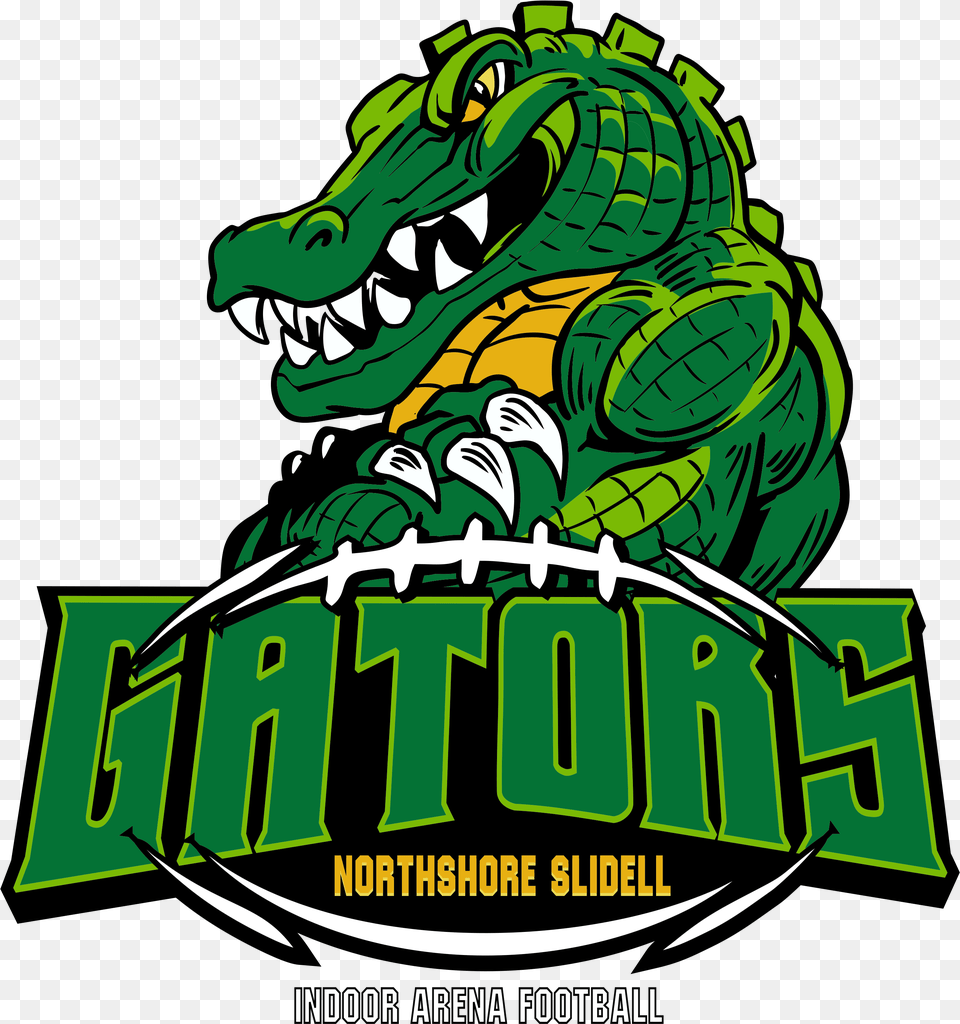 Northshore Gators Logo Image Crocodile Logo Vector, Green, Advertisement, Poster, Animal Png