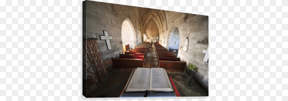 Northumberland England Northumberland England An Open Bible At The Back Of, Publication, Book, Indoors, Crypt Free Png