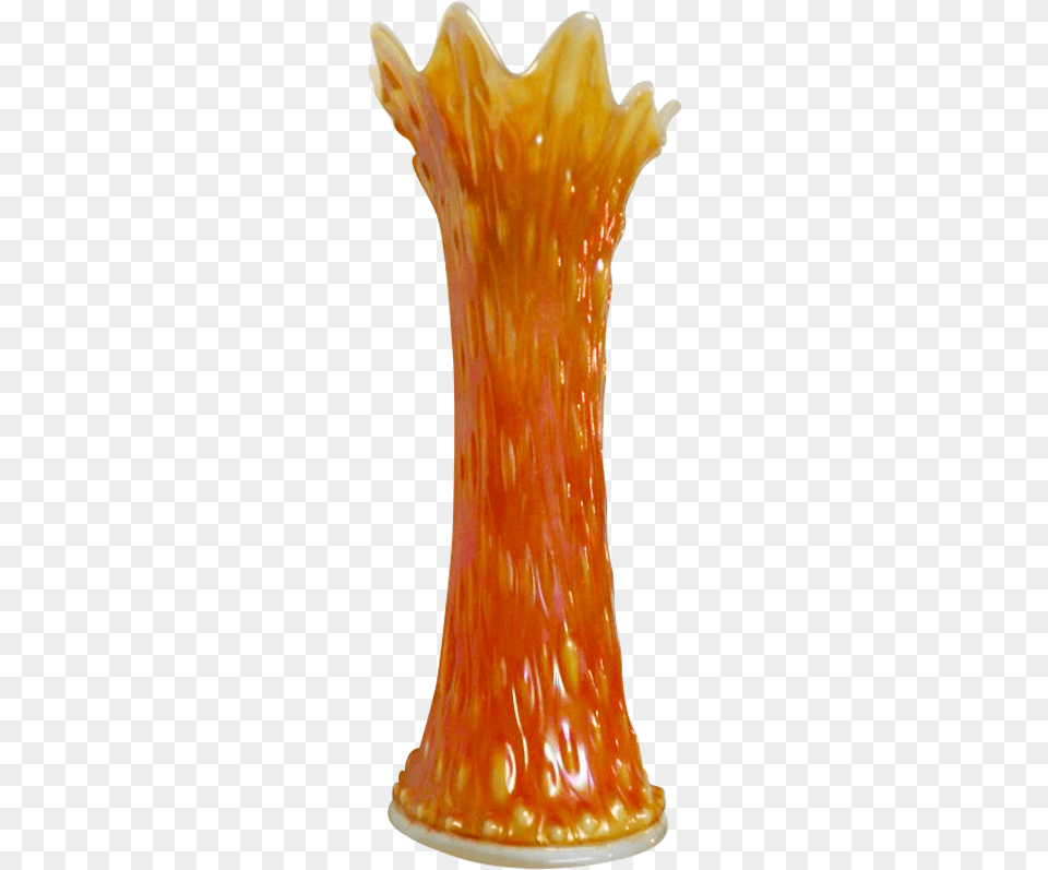 Northwood Tree Trunk Marigold On Milk Glass M Vase, Pottery, Jar, Jewelry, Gemstone Png