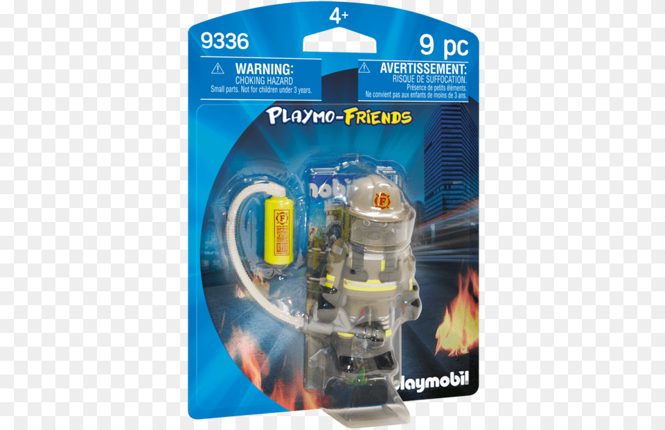 Norton Secured Playmobil Firefighter, Robot Png Image