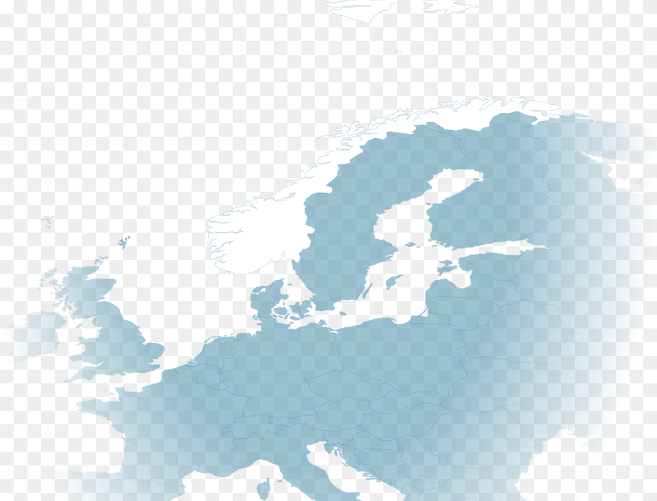 Norway Iq Map Of Europe, Water, Sea, Outdoors, Nature Png Image