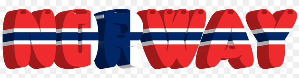 Norway Lettering With Flag Clipart, Clothing, Glove, Logo, Dynamite Free Transparent Png