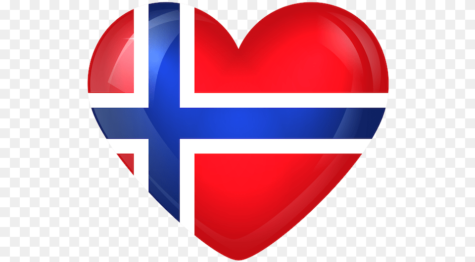 Norway Norwegian Flag Heart Transparent Free Png