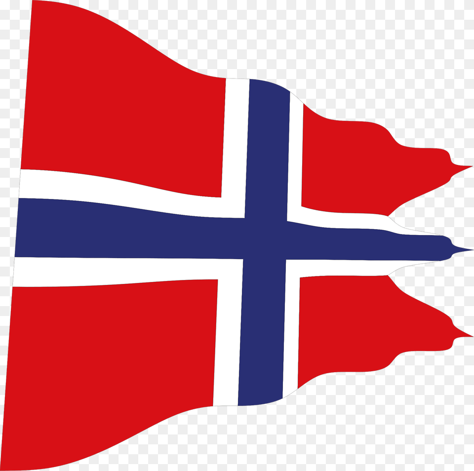 Norway State Wavy Flag Clipart, Norway Flag Free Png