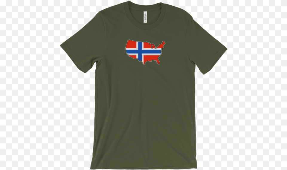 Norway Usa T Shirt T Shirt, Clothing, T-shirt Free Png