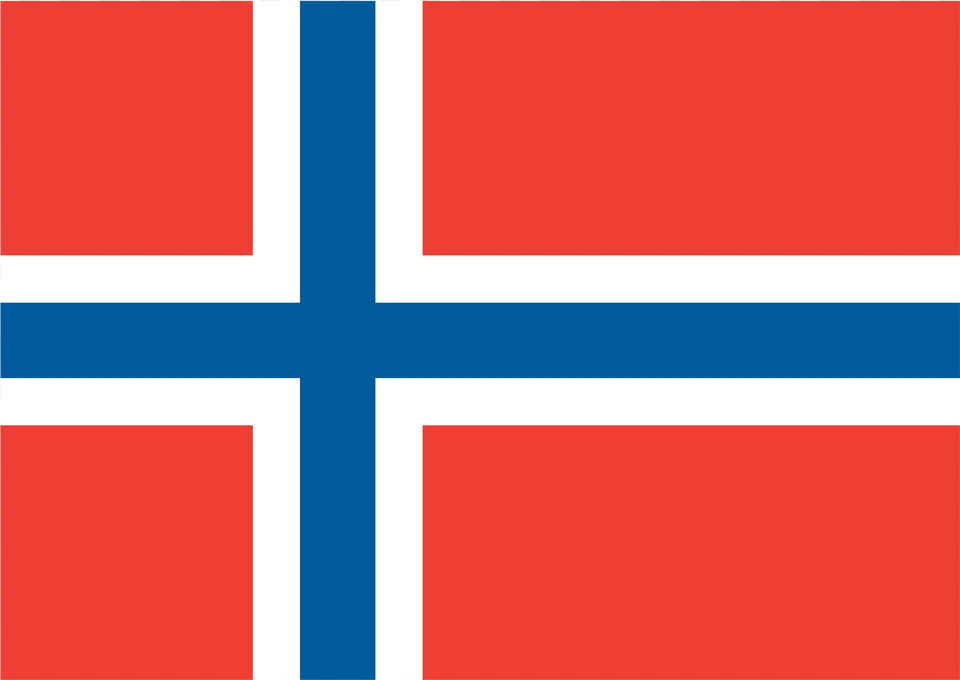Norwegian Clipart Flag With 2 Lines Free Transparent Png